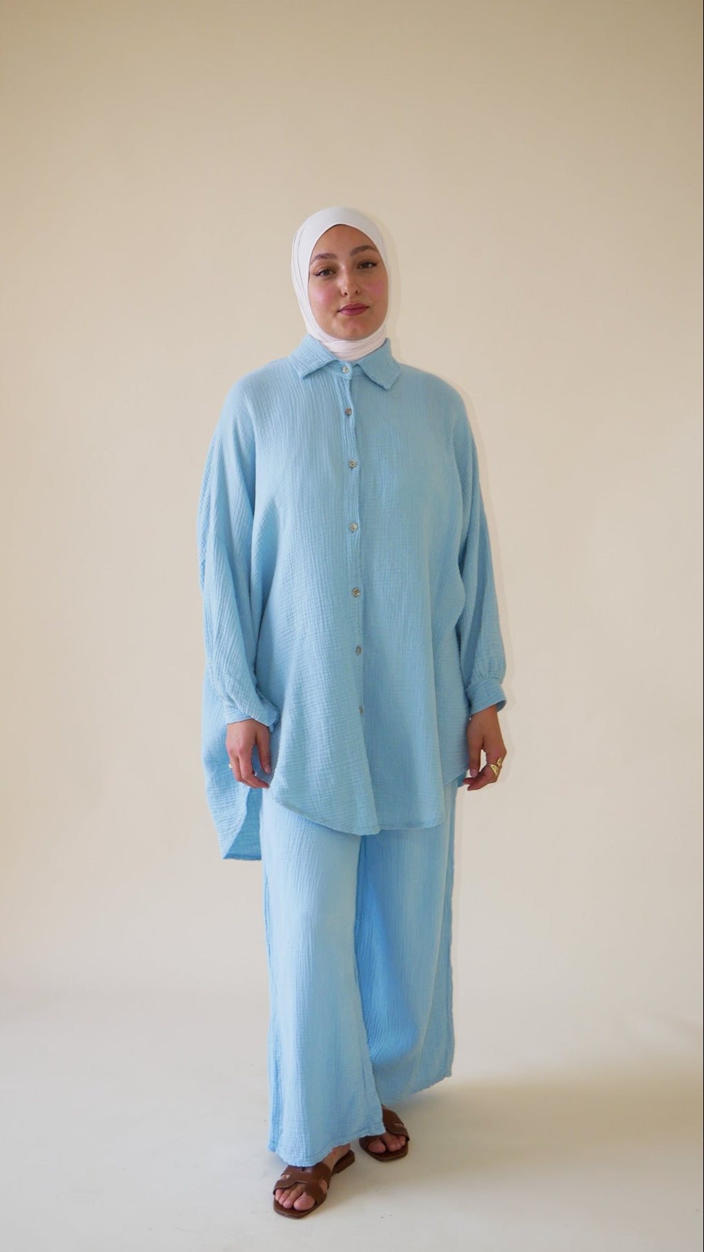 Airflow Musselin Zweiteiler