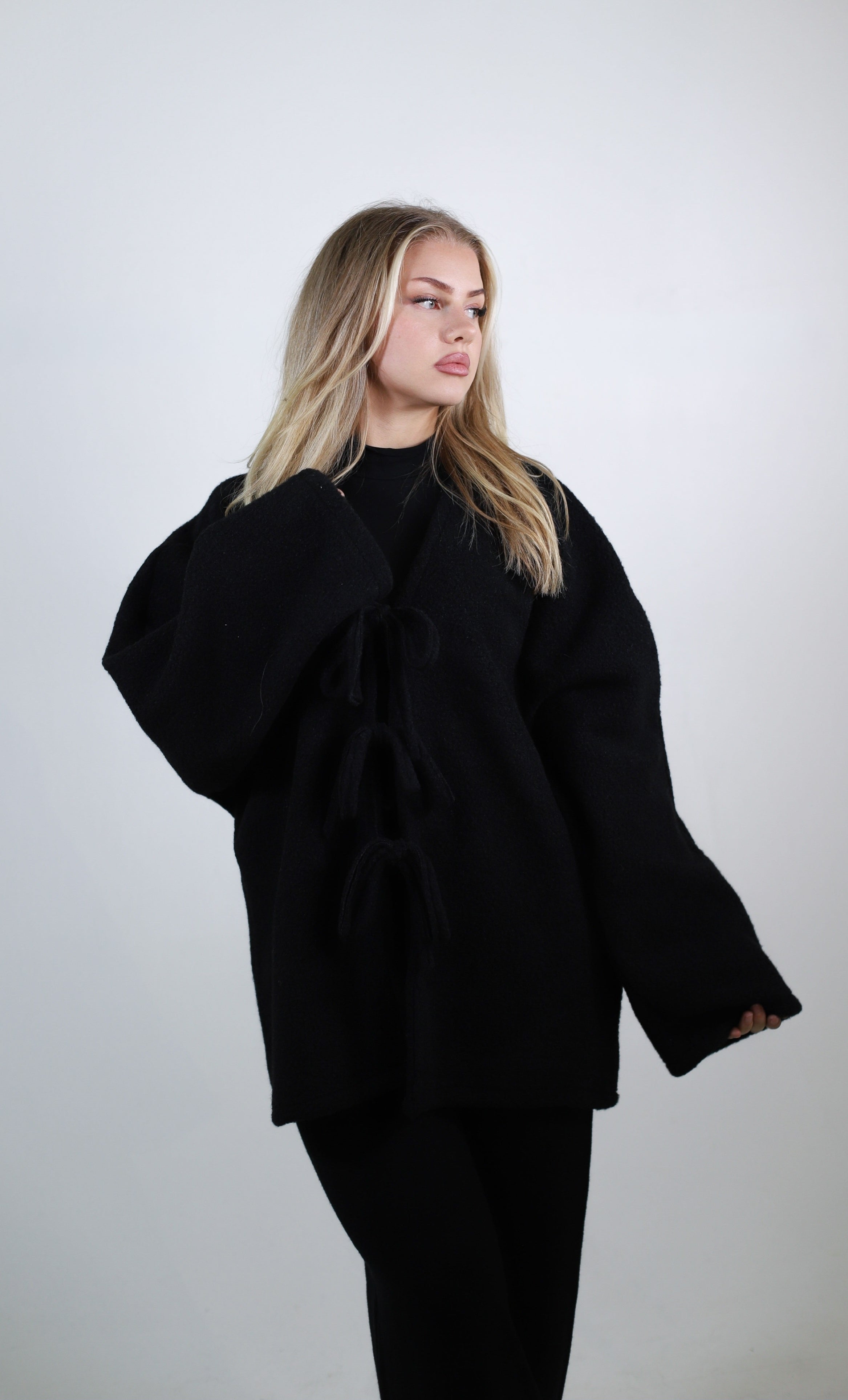 Kurzes Teddy-Cardigan
