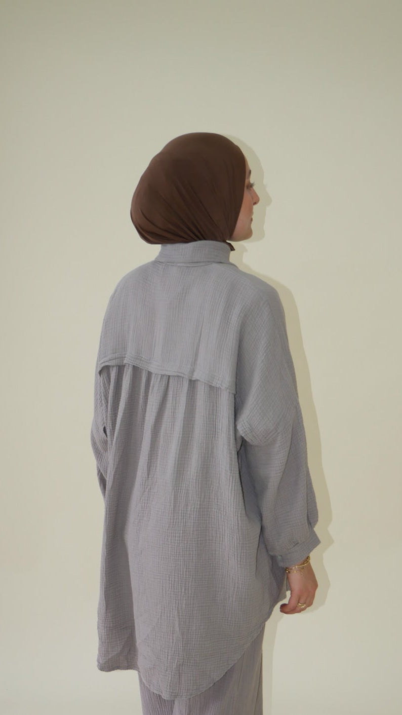 Airflow Musselin Hemd