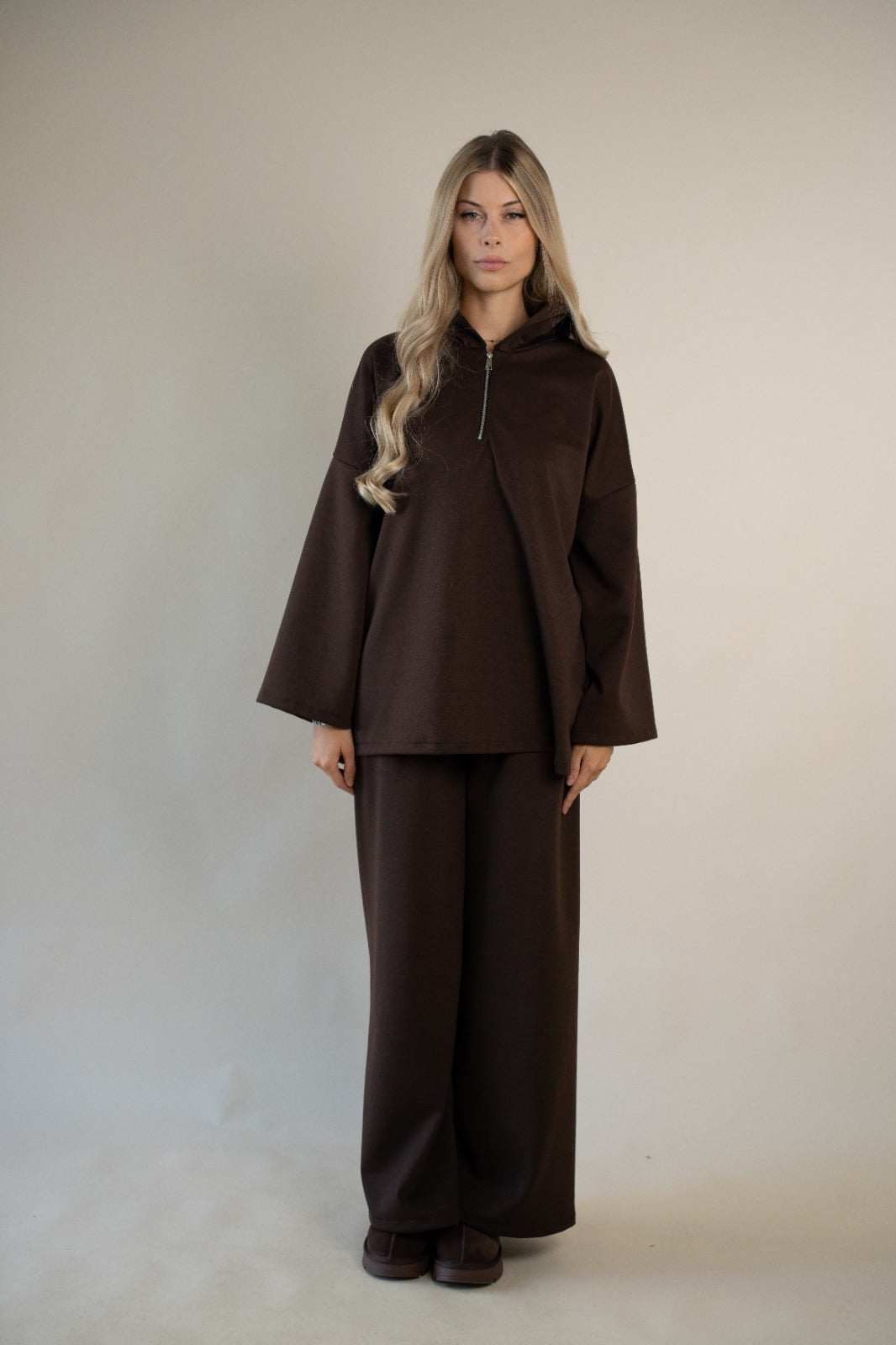 Jogging-Set mit kuscheligem Innenfutter