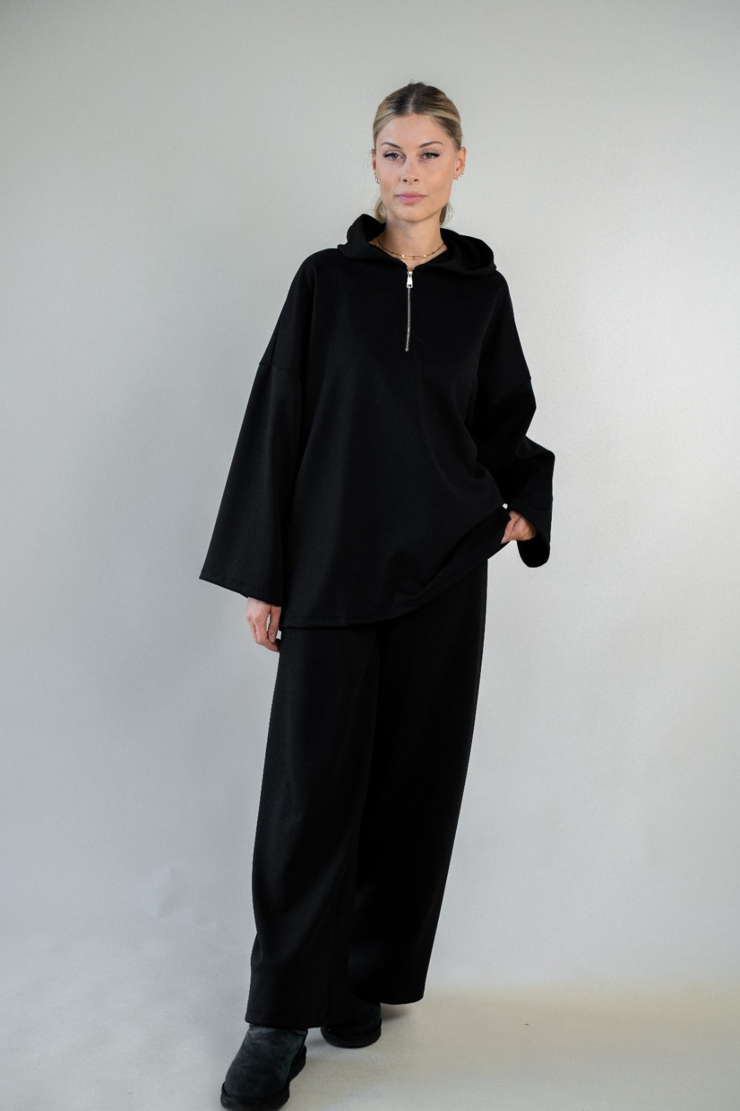 Jogging-Set mit kuscheligem Innenfutter