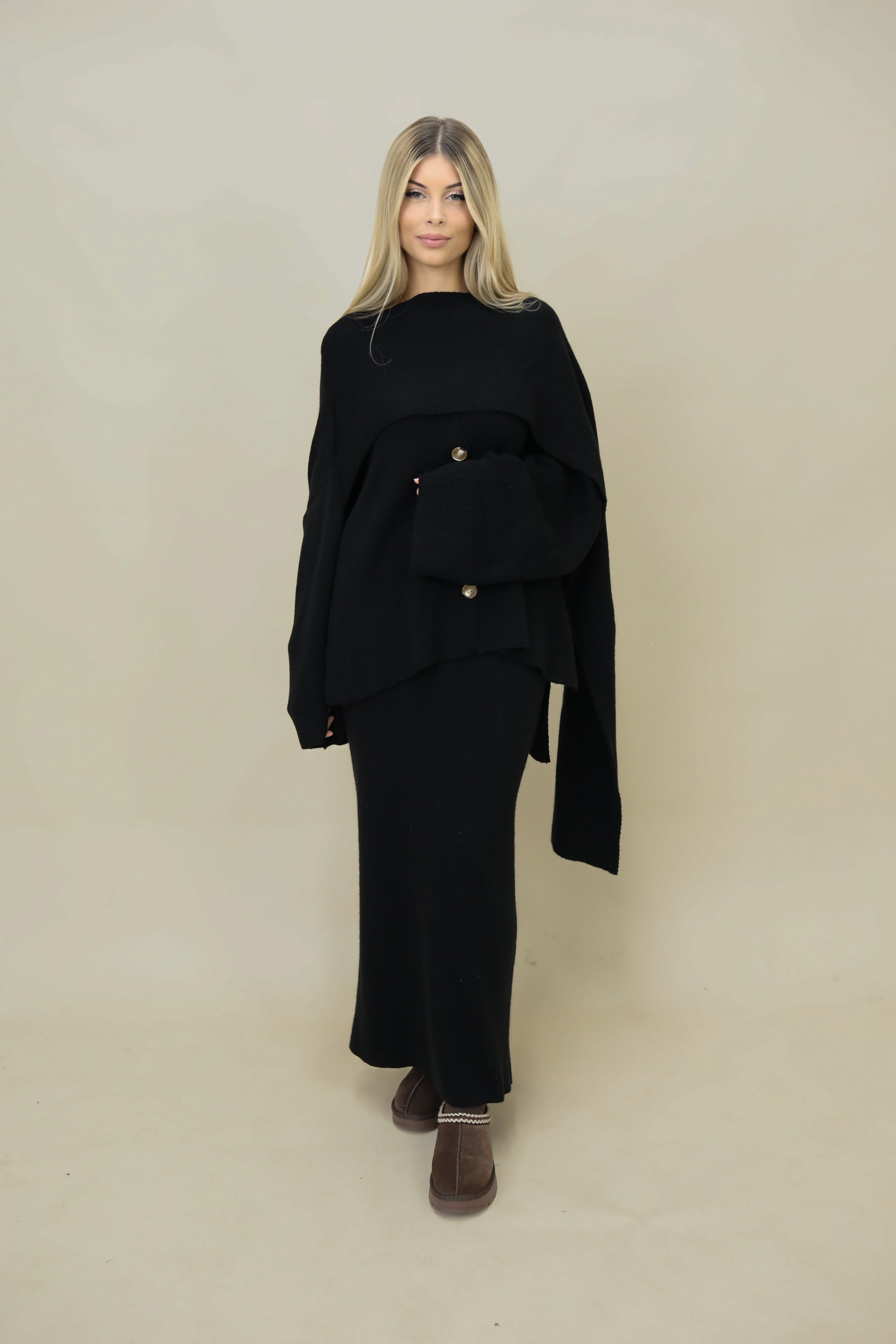 Clair Zweiteiler mit integriertem Schal