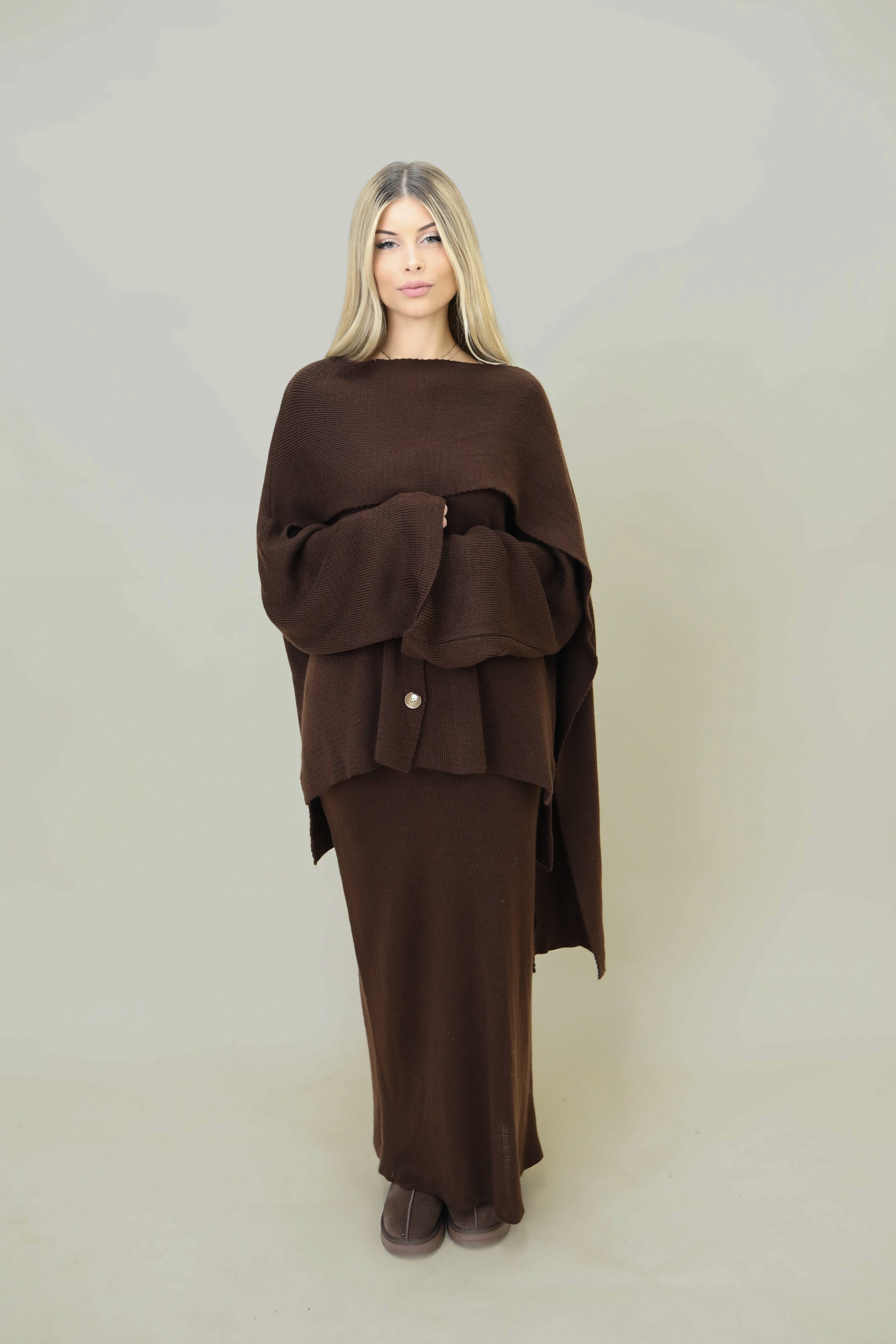 Clair Zweiteiler mit integriertem Schal